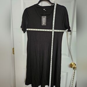 Simple Black Tee-shirt Dress